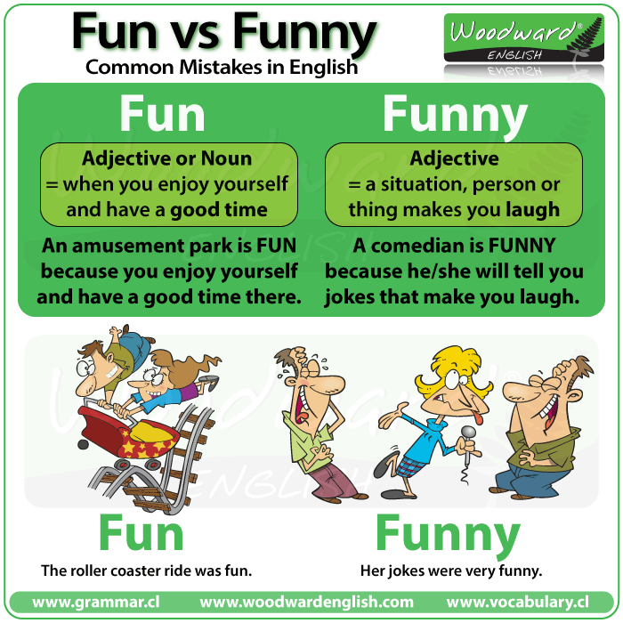 The difference between Fun and Funny in English