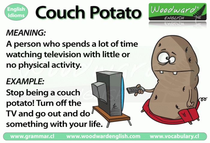 Couch Potato - Meaning of this English Idiom