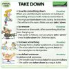 TAKE DOWN - Meanings and examples of this English Phrasal Verb