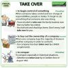 TAKE OVER - Meanings and examples of this English Phrasal Verb