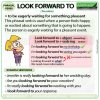 LOOK FORWARD TO - Meaning and examples of this English Phrasal Verb