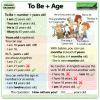 To Be + Age in English. How to say your age in English.