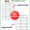 English Months of the Year Dominoes - ESL/EFL Teacher Resource