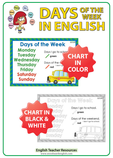 Days of the Week – Got It! English School