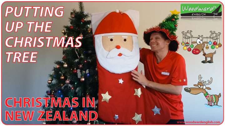 Putting up the Christmas Tree – Xmas in New Zealand