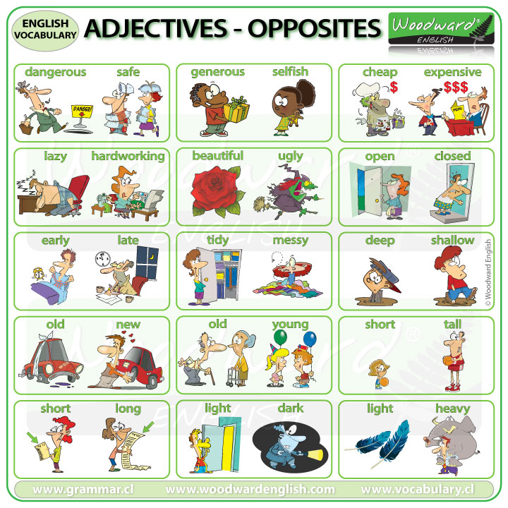 Adjectives in English - Opposites