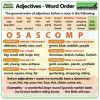 Adjectives Word Order in English - OSASCOMP