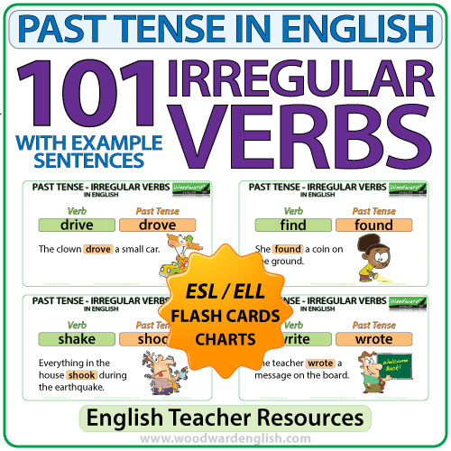 Past Tense Verb Flashcards