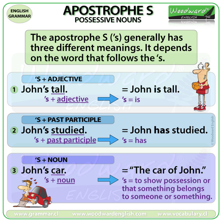 Possessive Nouns Chart