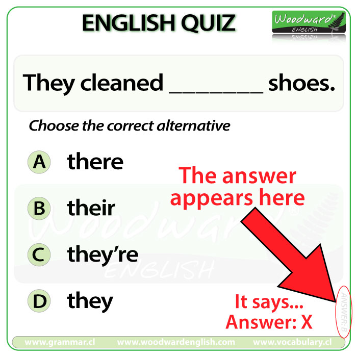 Woodward English Quiz Answers