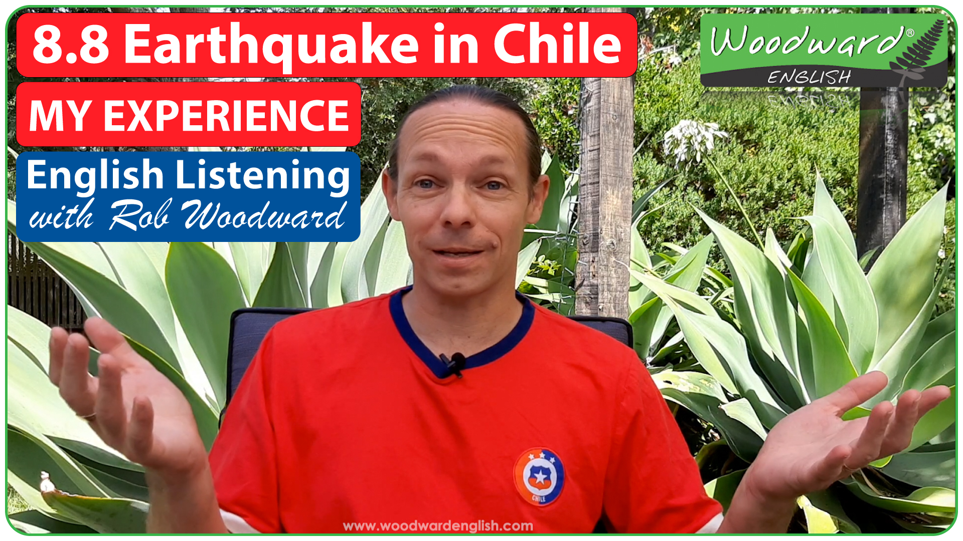 Chile 8.8 Earthquake experience - English listening
