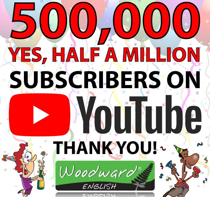 500,000 Subscribers on YouTube