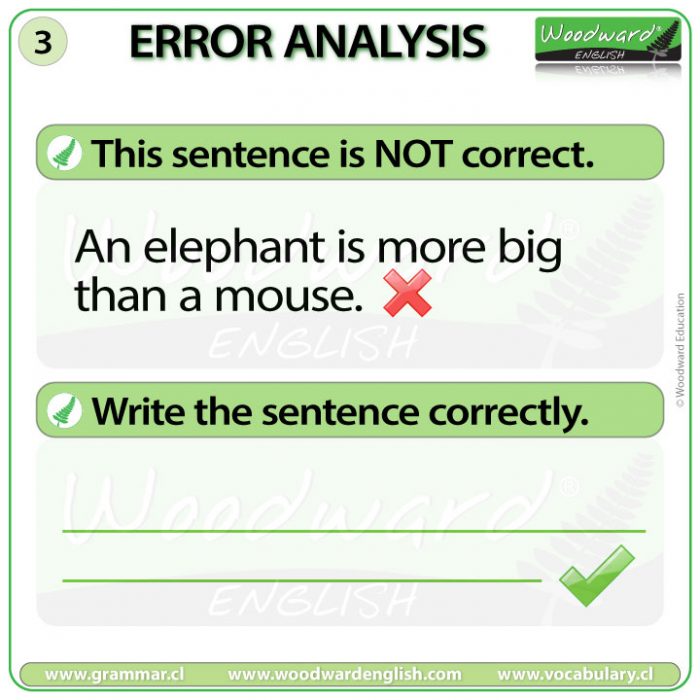 English Error Analysis 3 - Comparatives in English