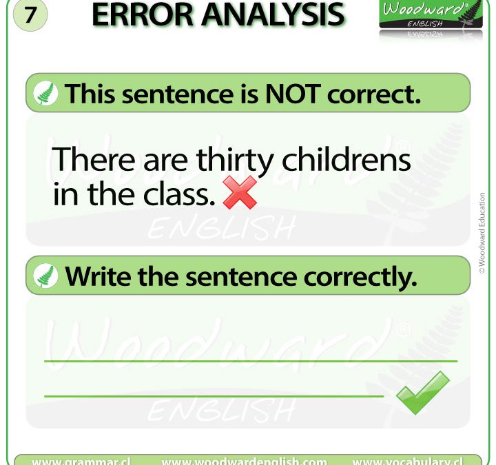 English Error Analysis 7