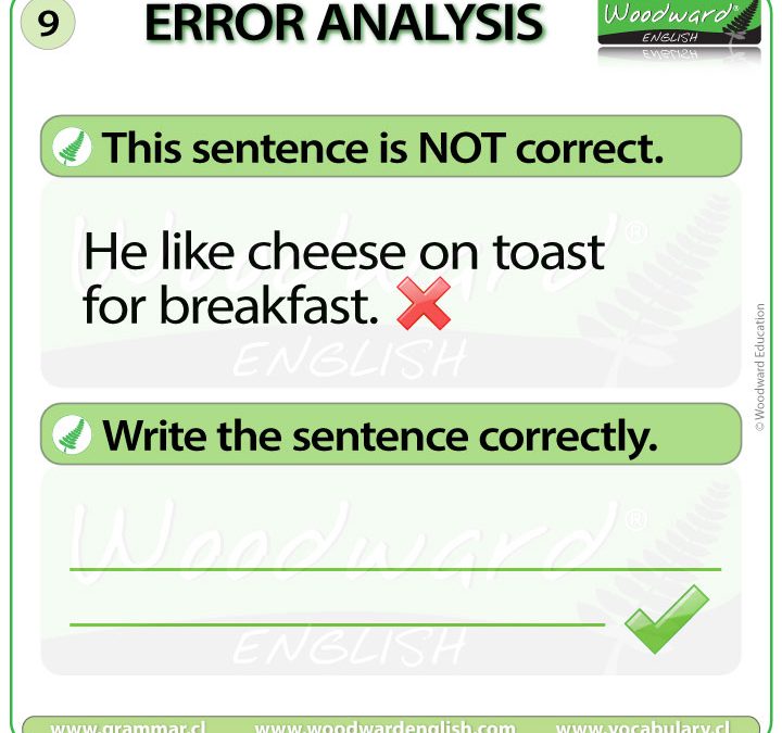 English Error Analysis 9