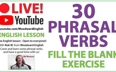 Phrasal Verbs – Fill the blank exercise