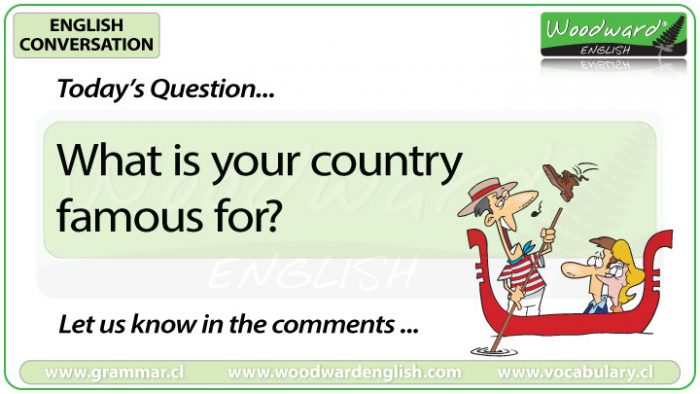 What is your country for? Woodward English Conversation Question 16