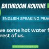 Bathroom Routine Phrases - Learn English Speaking Practice with Woodward English