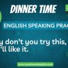 Dinner time phrases and sentences - Learn English Speaking with Woodward English