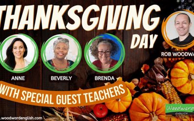 Thanksgiving Day 🦃 4 English Teachers 🦃 Natural English Conversation