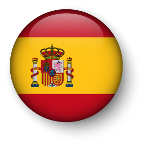 Spain Flag Round