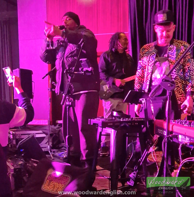 Kings and Josh Leys performing at NZCreatorCon 2025