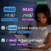 Pronunciation of READ in the present tense and the past tense - Learn English with Woodward English