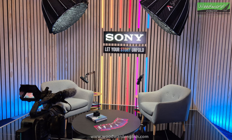 Sony Podcast Setup at NZCreatorCon 2025